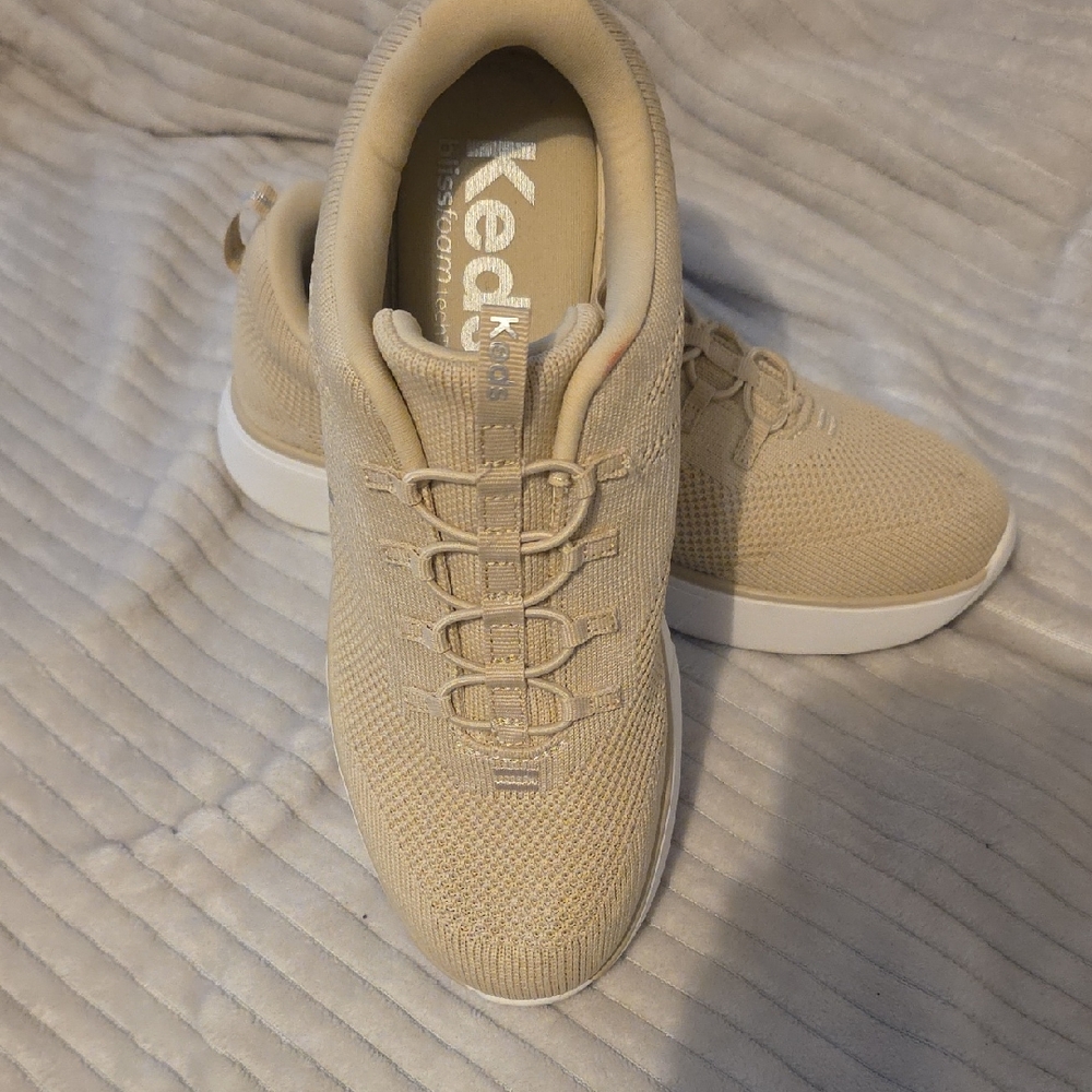 Keds Men's Beige Knit Sneakers